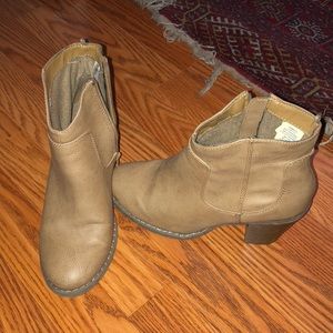 Tan Booties